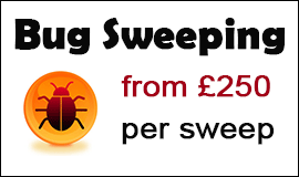 Bug Sweeping Cost in Coalville